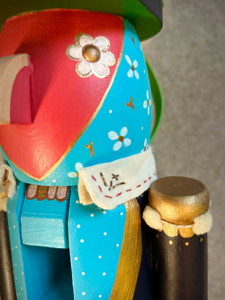 Snowflower Drummer Nutcracker