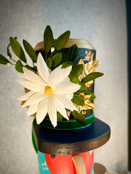 Snowflower Drummer Nutcracker
