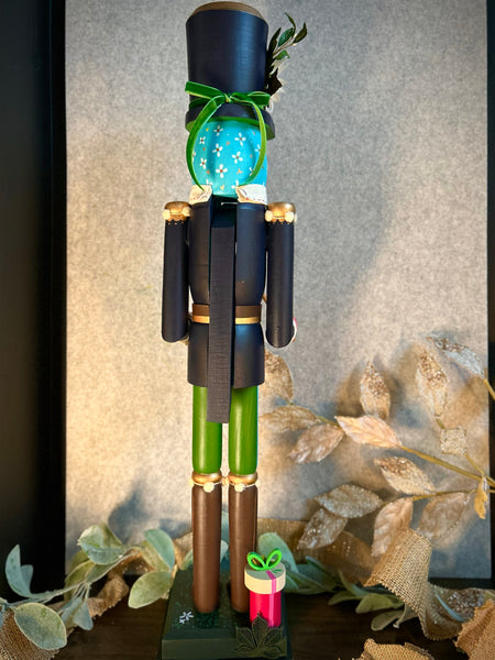 Snowflower Drummer Nutcracker