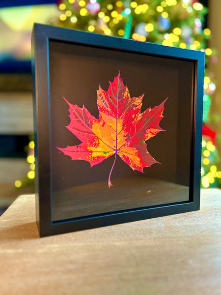 Orange Fire Maple Leaf