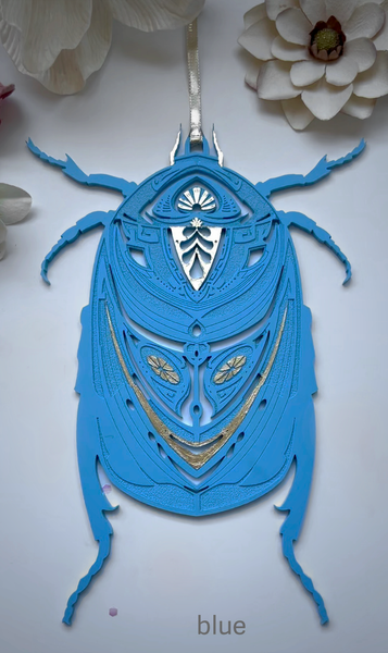 Beetle Nouveau Ornaments