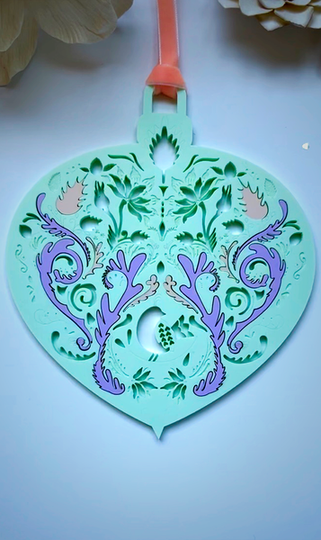 Teardrop Sherbet Ornaments