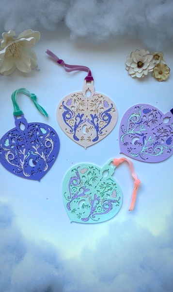 Teardrop Sherbet Ornaments