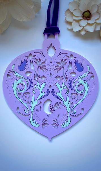 Teardrop Sherbet Ornaments