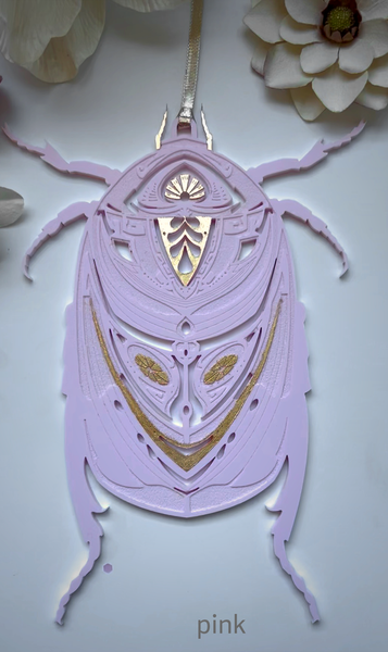 Beetle Nouveau Ornaments