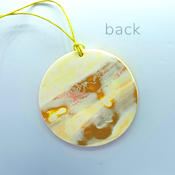 Peaches and Sunshine- Large Pendant
