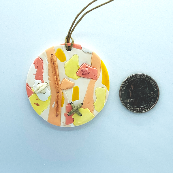 Peaches and Sunshine - Medium Pendant