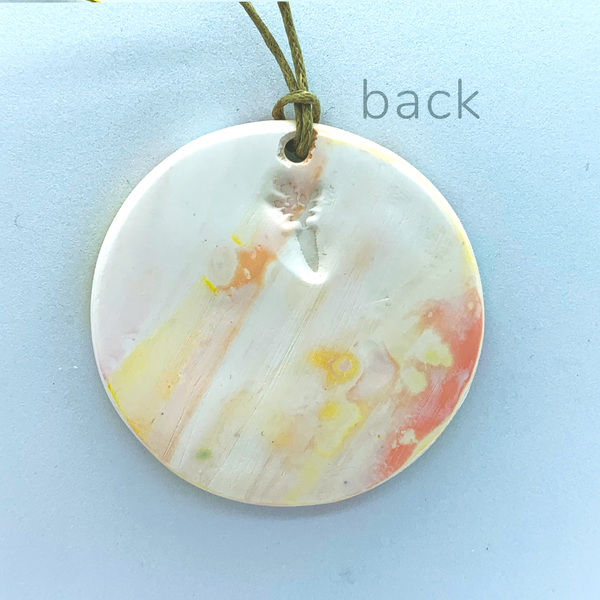 Peaches and Sunshine - Medium Pendant