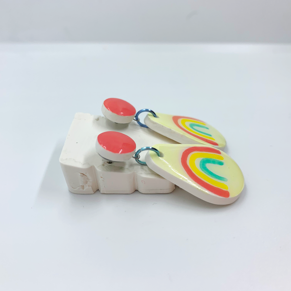 Rainbow- Yellow Skies- Drop Earrings
