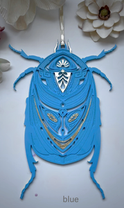 Beetle Nouveau Ornaments